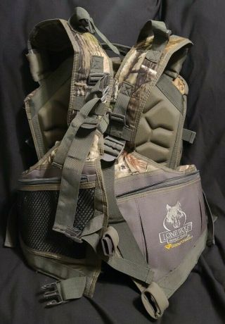 Lone Wolf Climbing Tree Stand Gear Wolf Pack Tree Stand Vest Rare Camo