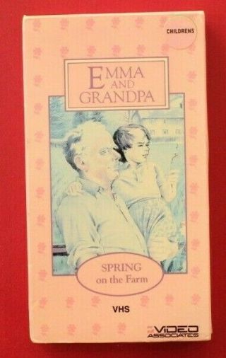 Emma And Grandpa - Spring On The Farm (vhs 1983) Rare