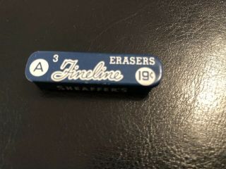 Vintage Sheaffer’s Fineline Advertising Eraser Tin W/ Eraser Rare
