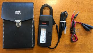 A.  W Sperry Volt Ohm Ammeter Aws Snap 8 Around Clamp On Spr300 In Case W/ohm Lead
