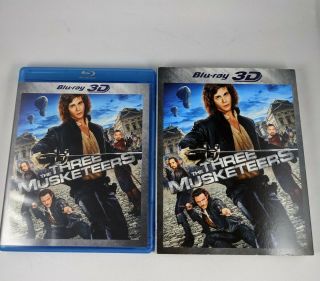 The Three Musketeers (3d & Blu - Ray 2011 2 Disc Set) Rare Slipcover