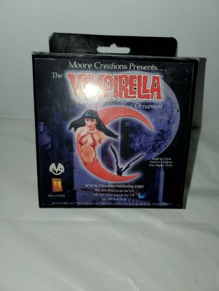 Moore Creations,  Inc The Vampirella Ornament Sculpted By Clayburn Moore Rare