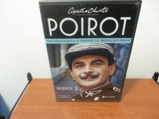 Agatha Christies Poirot: Series 5 (dvd,  2012,  2 - Disc Set) Rare Oop