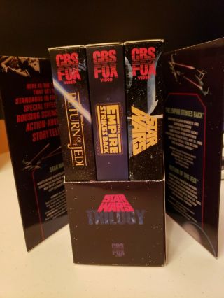 Vintage Rare Star Wars Trilogy 3 - Tape Set (VHS,  1977) Collector’s Item. 2