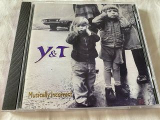 Y&t - Musically Incorrect Cd 1995 Uk Import Meniketti 80s Hard Rock Oop Rare