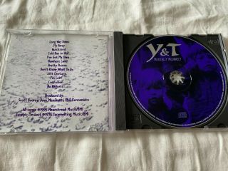 Y&T - Musically Incorrect CD 1995 UK Import Meniketti 80s Hard Rock OOP RARE 3