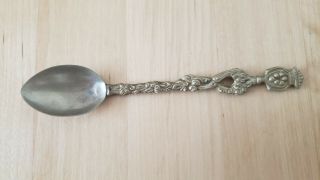 Vintage Collectable Souvenir Spoon 5.  25 " Silver Plate - Italy