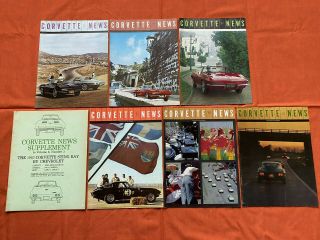 1963 Corvette News Magazines Complete Volume 6,  1 - 6 Supplement Rare Estate Find