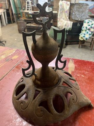 Antique Vintage Cast Iron Ornate Top Stove Part