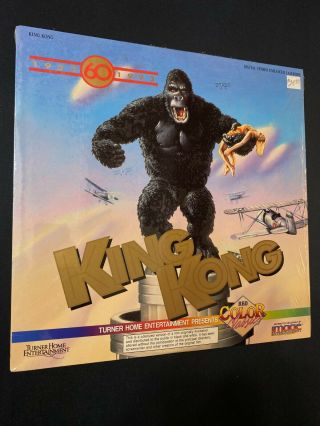 King Kong 1933 (colorized Version) " Very Rare Laserdisc Ld Like