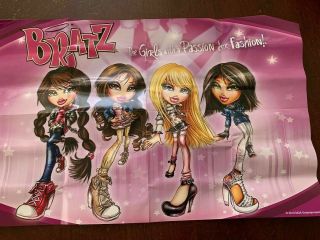 Mga Bratz Girlz Dolls Girls With A Passion For Fashion Poster Accessory Rare