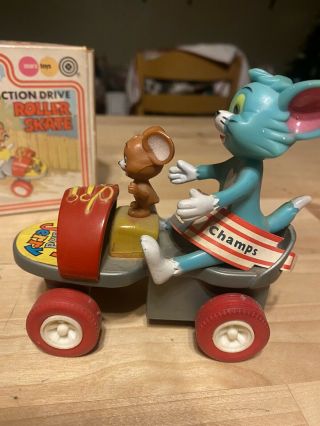 Rare,  Marx Tom And Jerry Friction Toy,  Model 5344,  Made In 1977