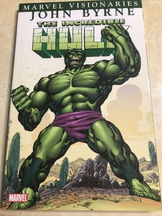 The Incredible Hulk Visionaries By John Byrne Volume 1 Marvel Tpb Rare Oop Green