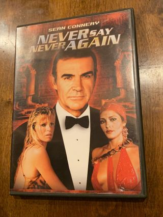 Dvd Never Say Never Again (2000) Rare Oop 1983 Sean Connery 007 James Bond