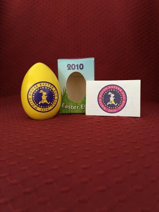 Rare 2010 White House Easter Egg Signed By Barack And Michelle Obama