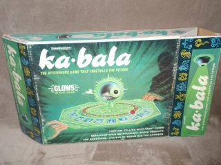 Rare Vintage 1967 Kabala Fortune Telling Game Transogram W/eye Of Zohar