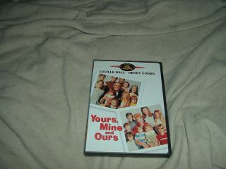 Yours,  Mine And Ours Dvd,  2001 Lucille Ball Henry Fonda 1968 Rare Oop