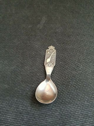 Vintage Norwegian Norway Norge 830 Silver Souvenir Spoon