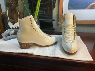 Harlick High Tester Size 6 A B Figure Ice Skates Boots Shape Rare