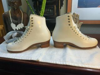 Harlick High Tester Size 6 A B Figure Ice Skates Boots Shape RARE 2