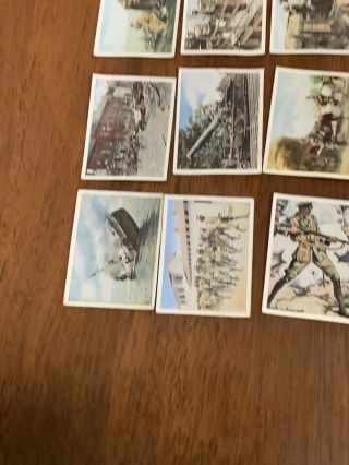 WWI MILITARY History 21 RARE PRE WWII German CIGARETTE TOBACCO CARDS ORIG.  NR 2