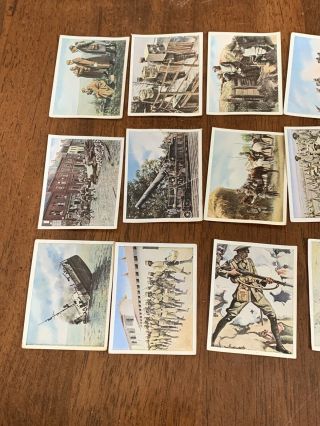 WWI MILITARY History 21 RARE PRE WWII German CIGARETTE TOBACCO CARDS ORIG.  NR 3