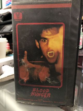 Blood Hunger Vhs 1983 Rare Vintage Cult Horror B List Lettuce Entertainment