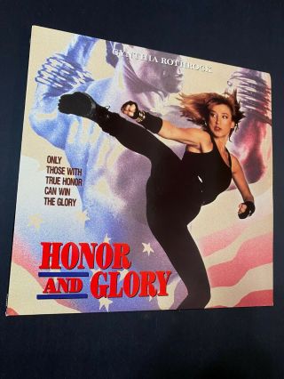 Honor And Glory 1993 (cynthia Rothrock) Very Rare Clv / Cav Laserdisc Like