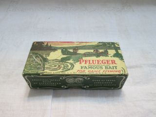 Vintage Pflueger Famous Bait Box - Empty