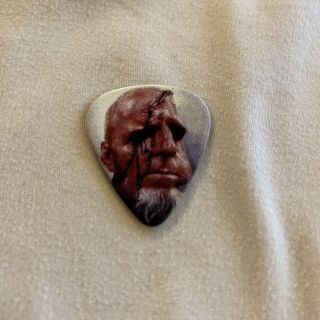 Anthrax Scott Ian Zombie Walking Dead 2018 Guitar Pick Tour Concert Rare