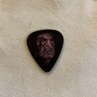 Anthrax Scott Ian Zombie Scary Face 2018 Guitar Pick Tour Concert Rare