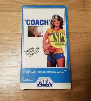 Coach (1978) On Vhs Cult Comedy Rare Oop 1983 Media Release