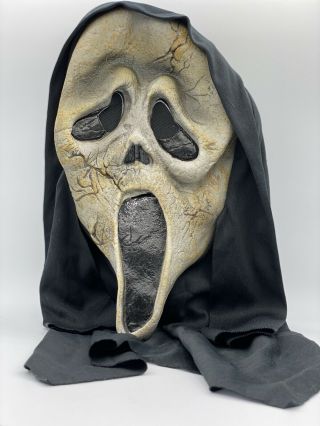 Fun World Grail Scream Ghostface Zombie Mask 2010 Rare Halloween