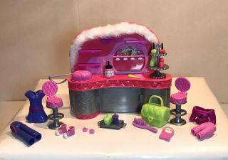 Polly Pocket Club Groove Beauty Bar Playset By Origin Products 2004 95 Complete