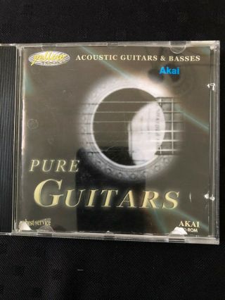 Rare Pure Guitars Acoustic Guitars And Bass Cd Rom For Akai