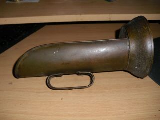 Antique Old Metal Brass Handled Portable Handheld Candle Lantern Light 2