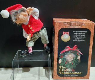2000 Zims The Elves Themselves (oliver) Elf 11 " Tall Rare