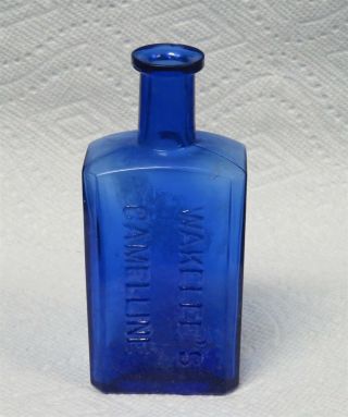 Antique Cobalt Blue Bottle - Wakelee 