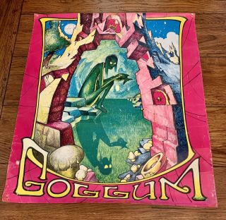 Gollum No.  1 Hobbit Lord Rings Poster Print D De S Pernes 60 