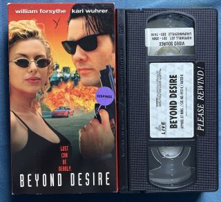 Beyond Desire Vhs 1995 (oop) Out Of Print Action Rare Htf Notondvd