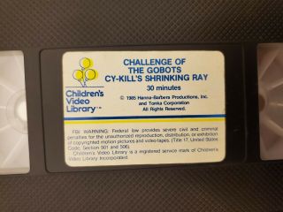 GOBOTS Challenge of the - CY - KILL ' S Shrinking Ray - Volume 2 - (1985) RARE VHS 2