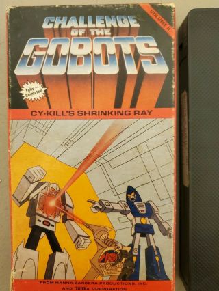 GOBOTS Challenge of the - CY - KILL ' S Shrinking Ray - Volume 2 - (1985) RARE VHS 3