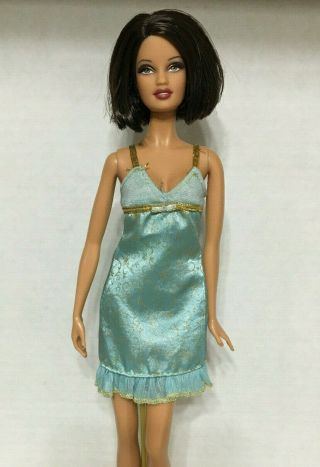 Barbie Doll My Scene Fashion Fever Gold Trim Ruffle Dress Outfit Rare