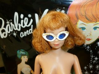 Rare / Htf Vintage Barbie Sunglasses W/ Glitter Blue Lenses