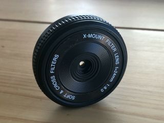 Fujifilm X Mount Filter Lens Xm - Fl - Rare Black Color Body Cap Lens.
