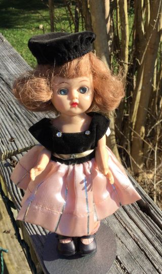 Vintage 8” Cosmopolitan Ginger Doll In Tagged Outfit