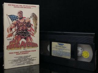 The Toxic Avenger Vhs Lightning Video 1986 Unrated Rare Troma Cult Horror Comedy
