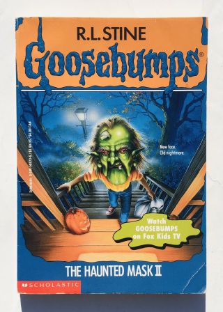 Goosebumps 36 The Haunted Mask 2 (1995) R.  L.  Stine Rare Paperback Cult Kids Vgc