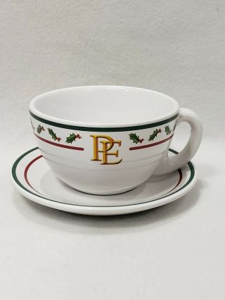 Rare Hallmark Polar Express Hot Chocolate Mug And Saucer Set