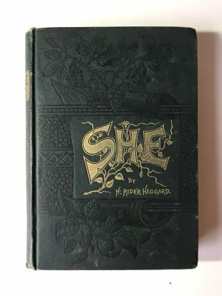 Antique Book She: A History Of Adventure H Rider Haggard Hc